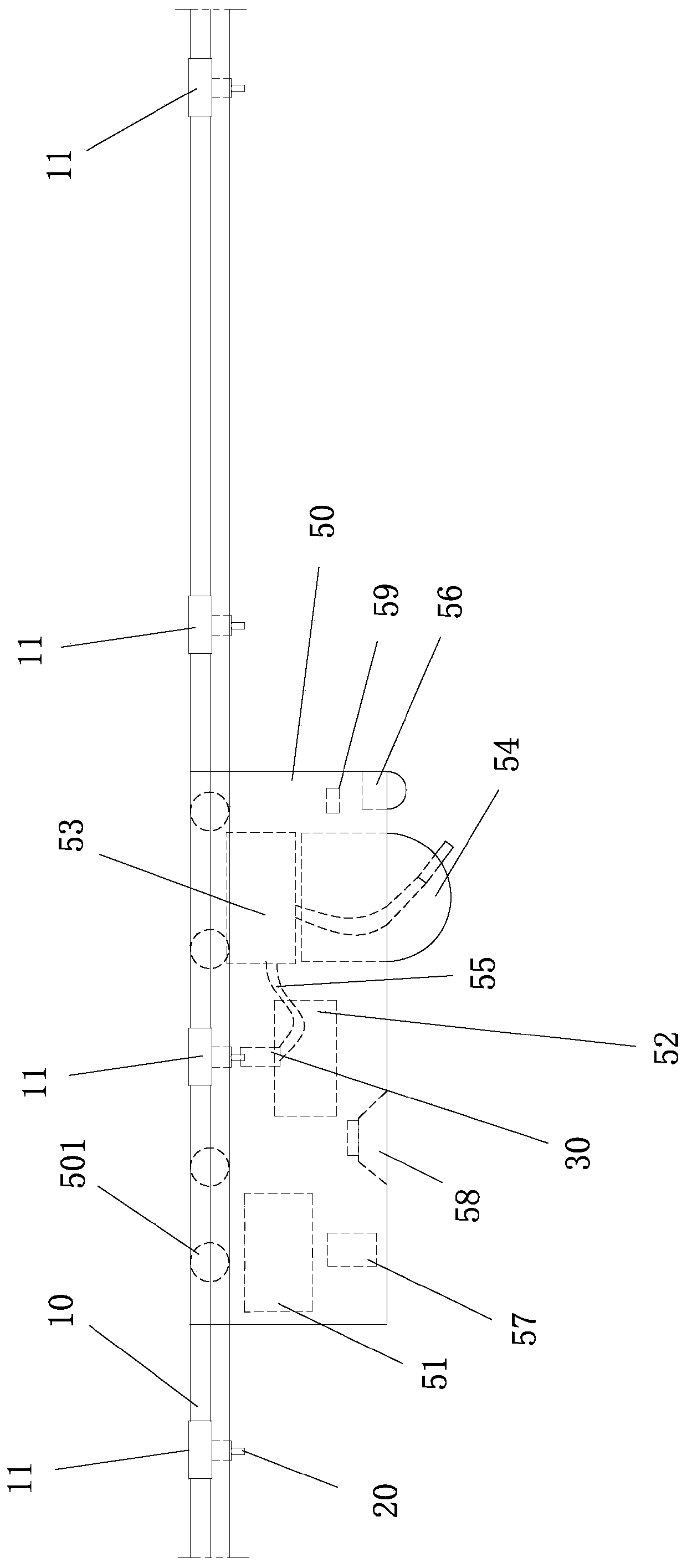 Intelligent tunnel fire extinguishing system