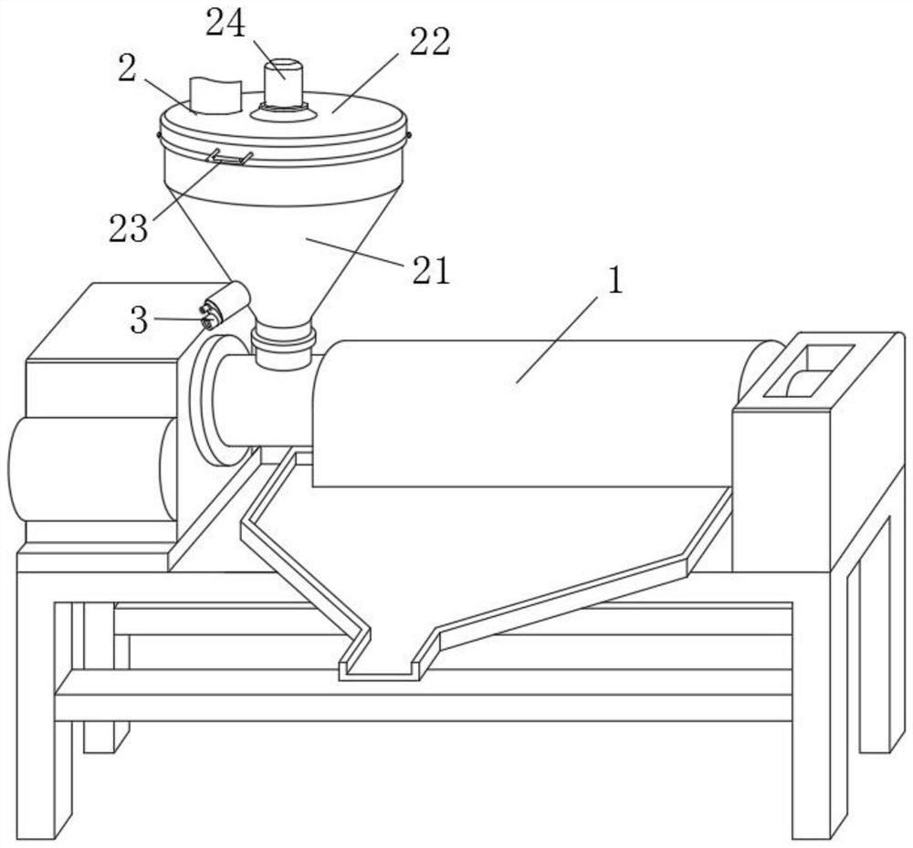 Rapeseed oil processing oil pressing equipment with protection function