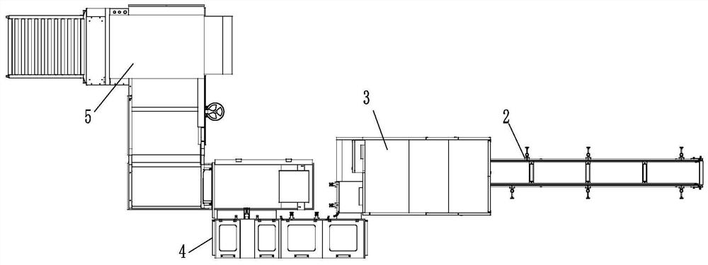 Intelligent conveying system for bobbin film sleeving and packaging production line