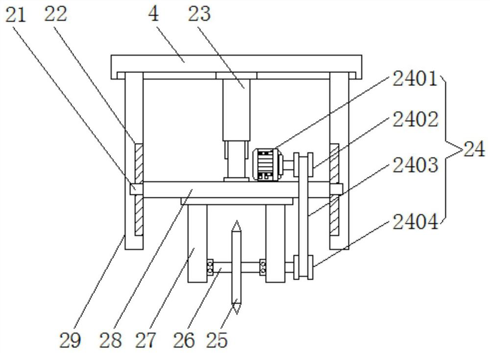 Sheet hardware cutting device for hardware electromechanical