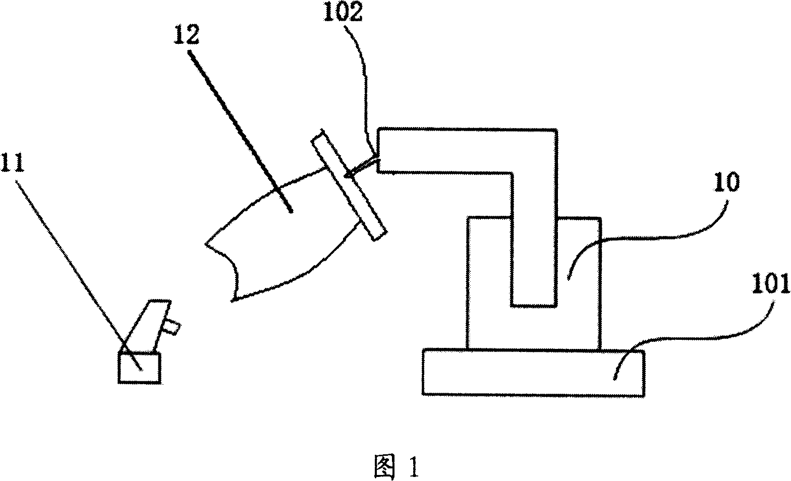 Workpieces reference frame marking method based on relative measurement