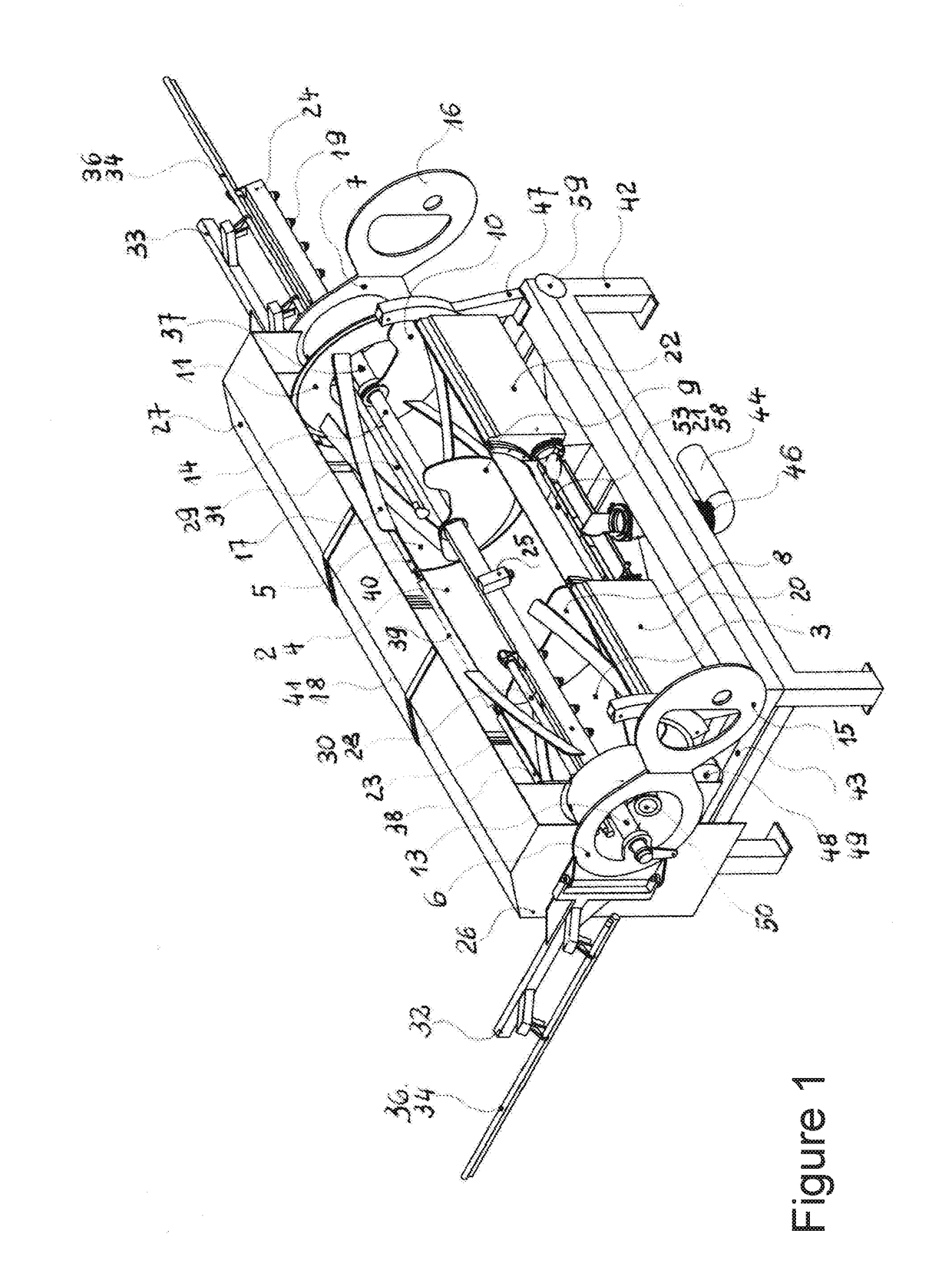 Coating apparatus and coating method for granular bodies