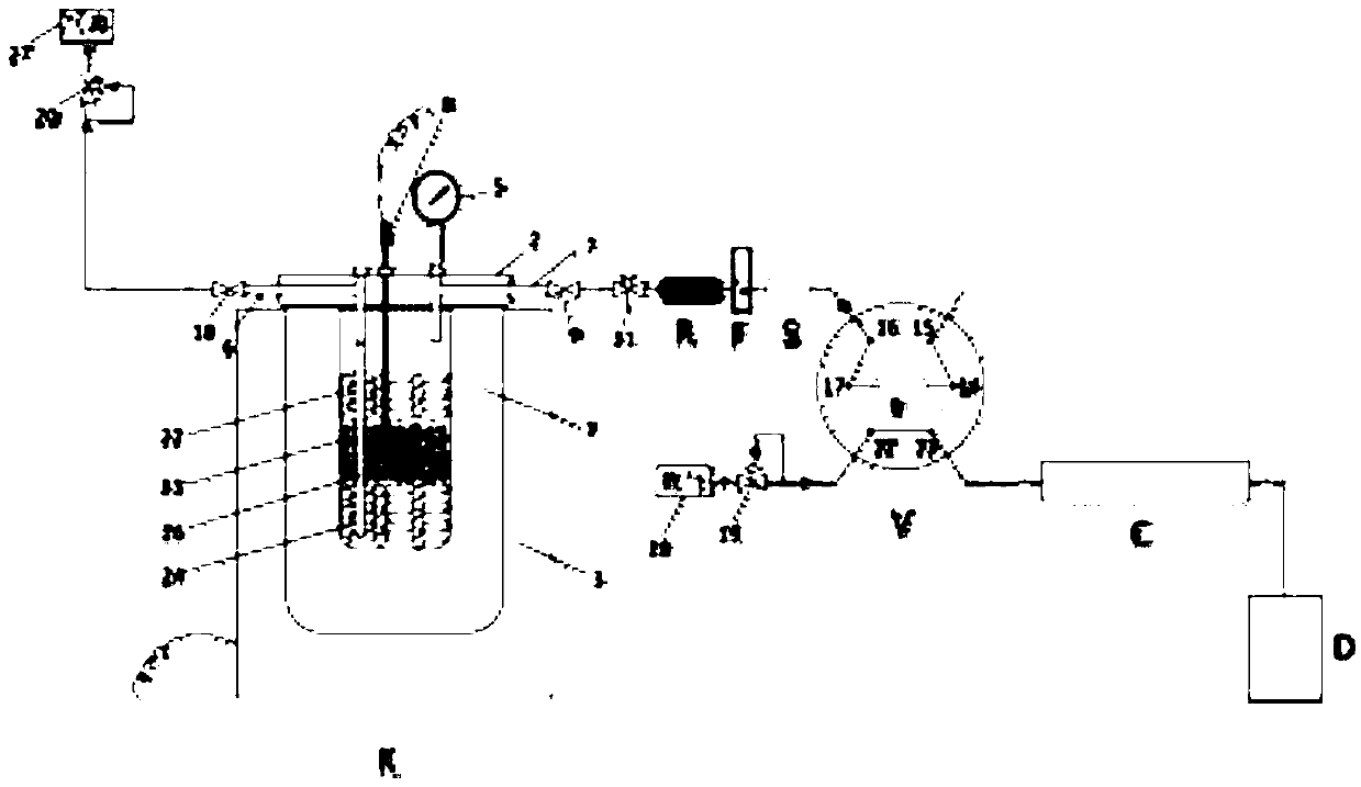 Device for dynamically analyzing and detecting gaseous product