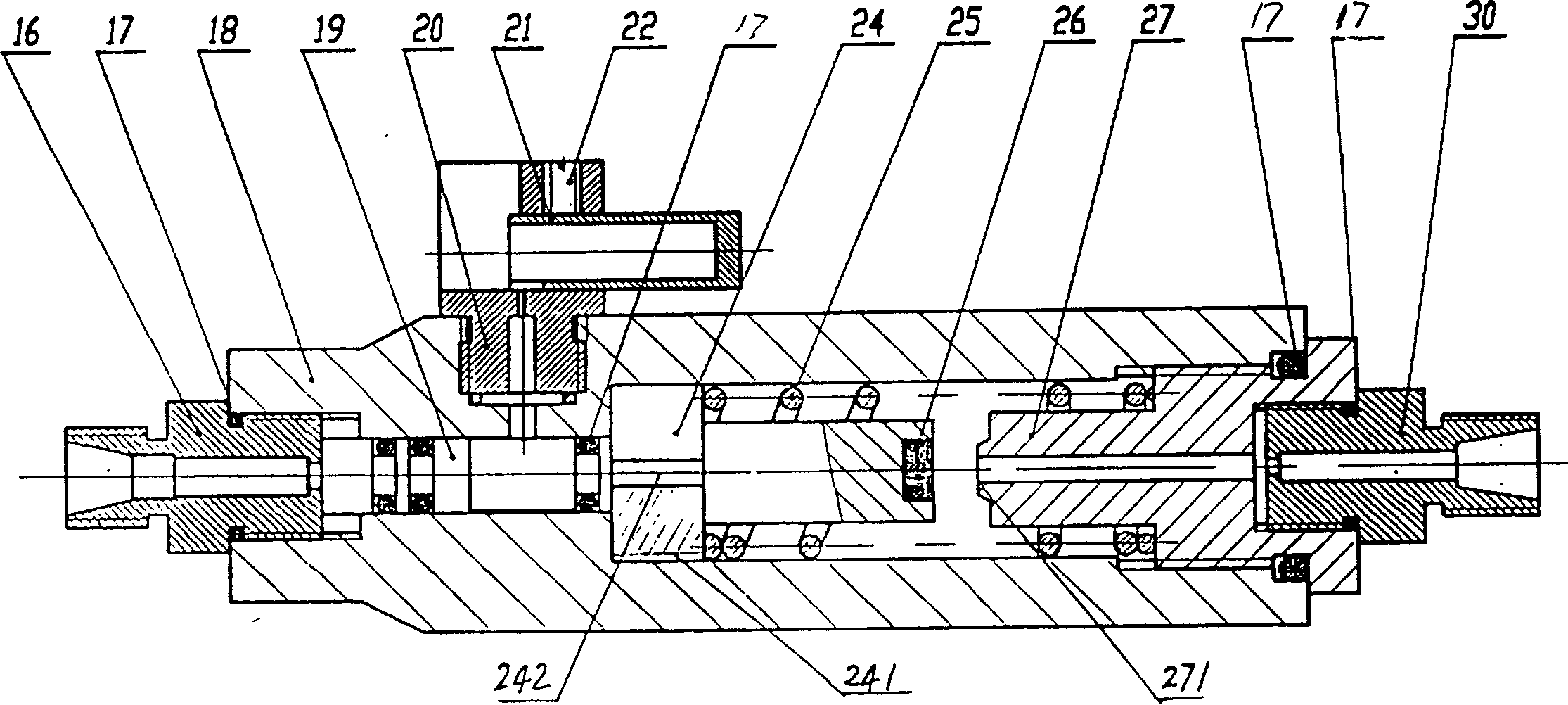 Pneumatic device for positive pressure oxygen respirator