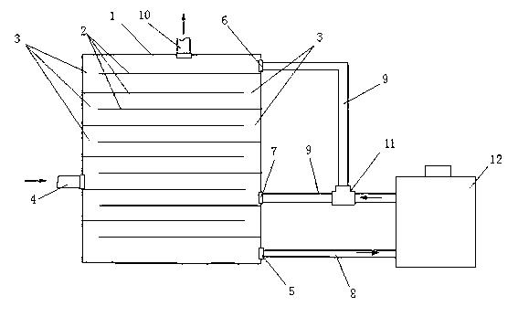 Multiple-cavity heat preservation water tank free of water mixing