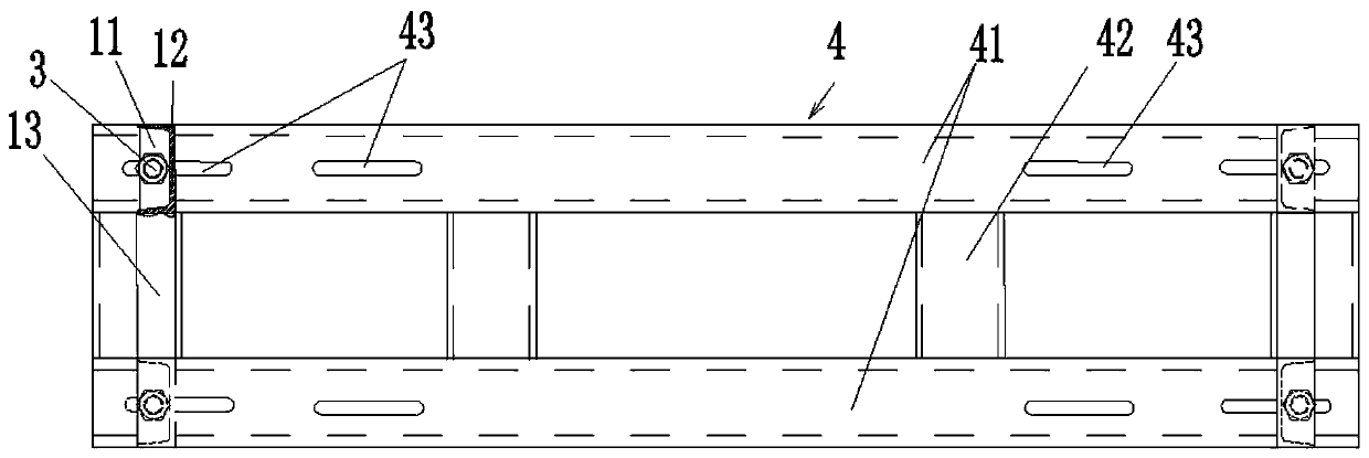 Static strength test mounting tool for suspension seat of rail car