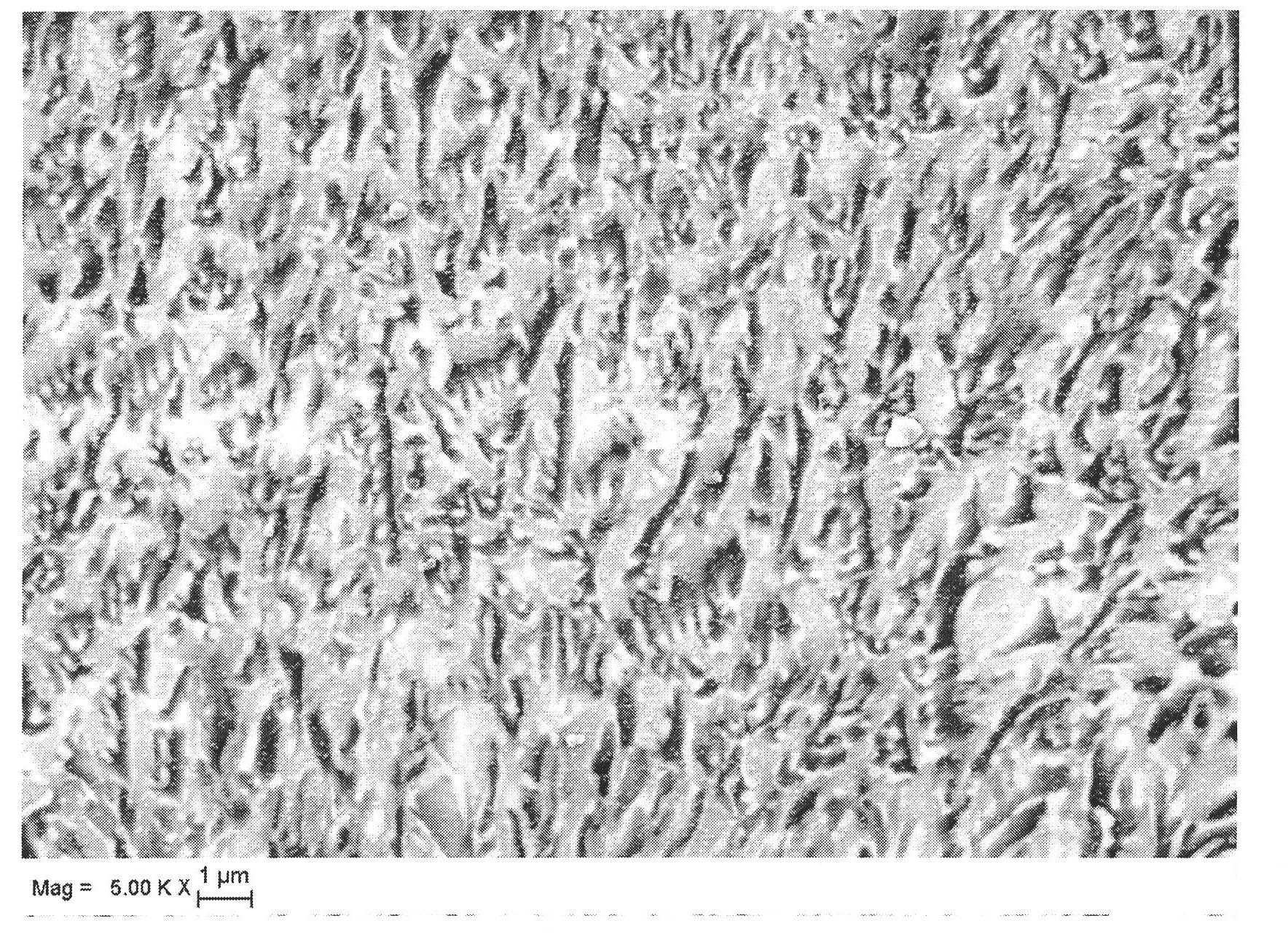 Method for getting structure appearance of aluminum oxide-based ternary melt growth ceramic