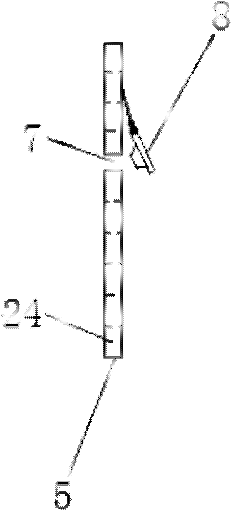 Sand launder test apparatus of first type boundary of underground water