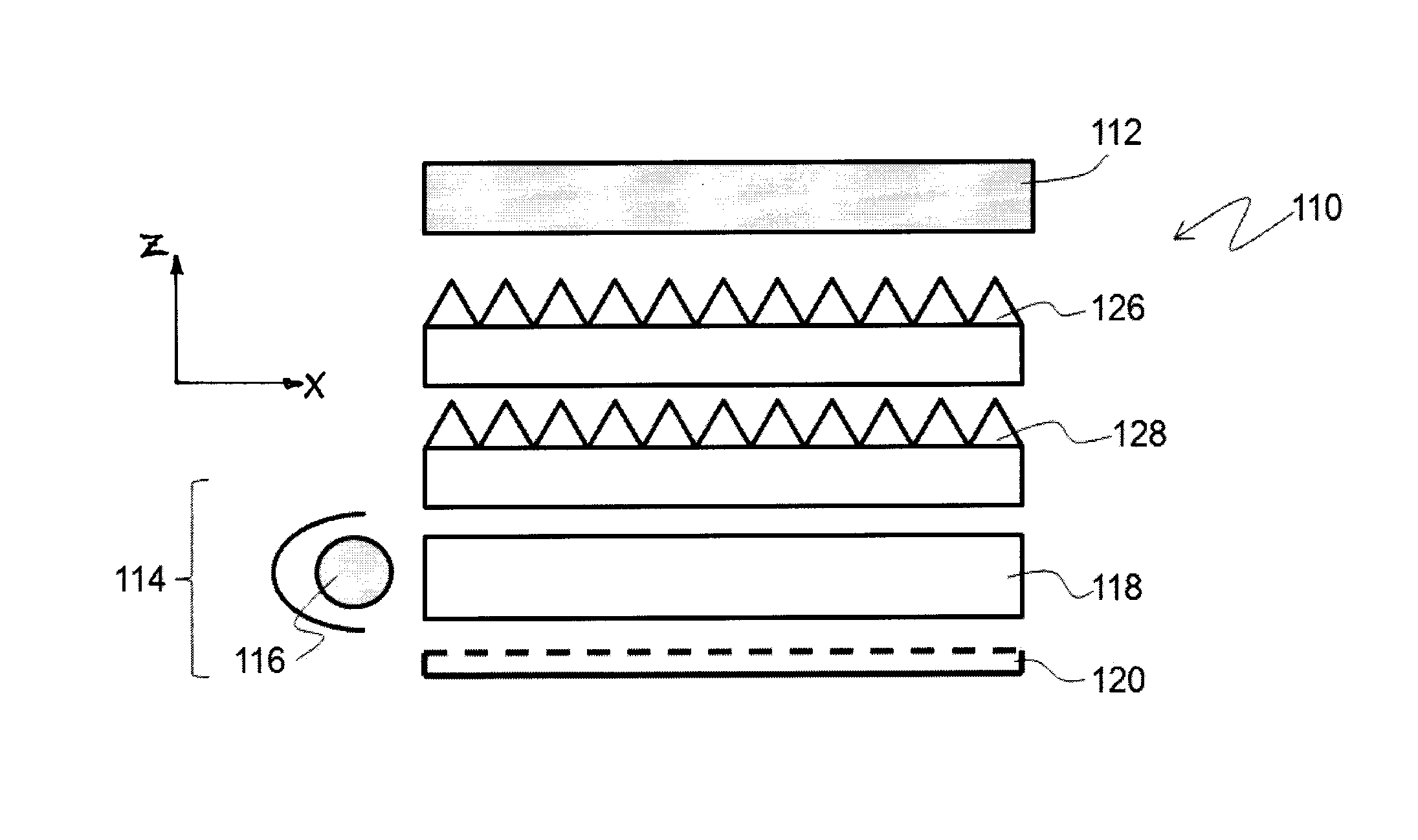 Optical substrates having light collimating and diffusion structures