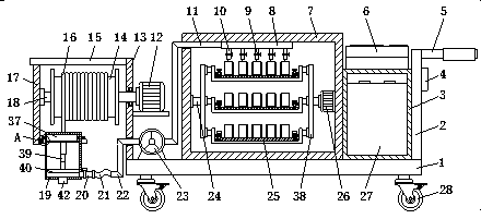 Simple water quality detection equipment device and use method