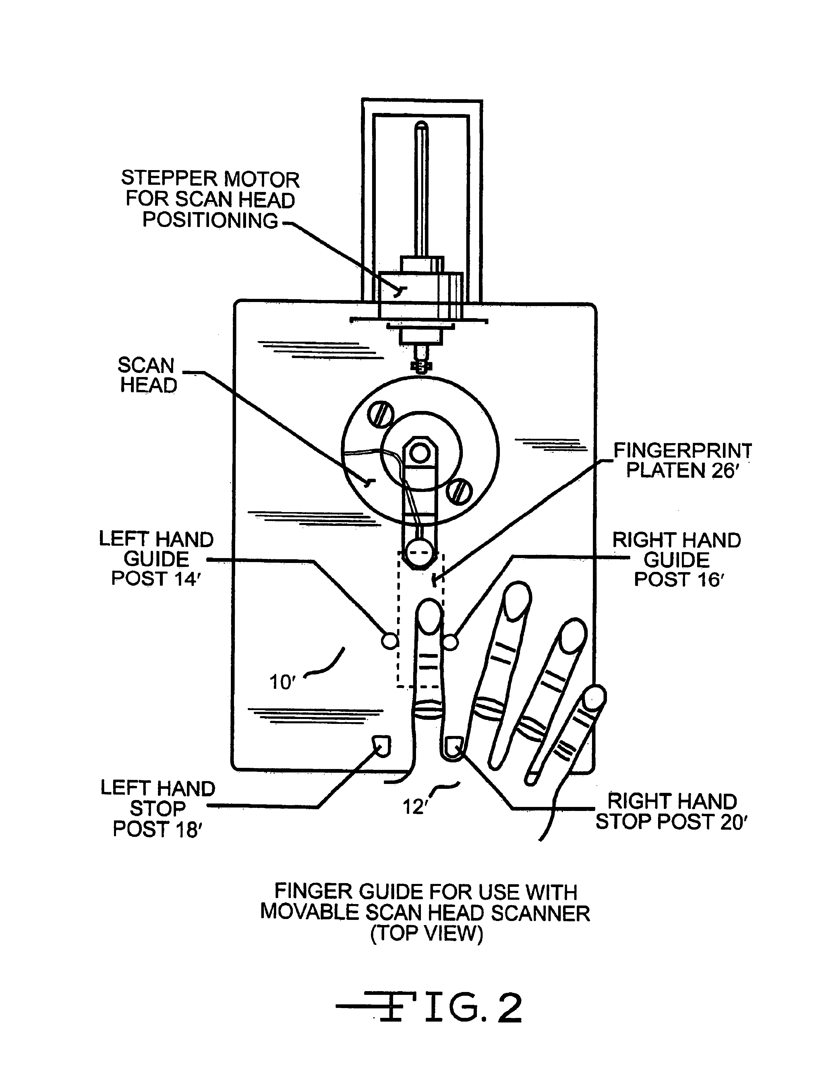 Left hand right hand invariant dynamic finger positioning guide