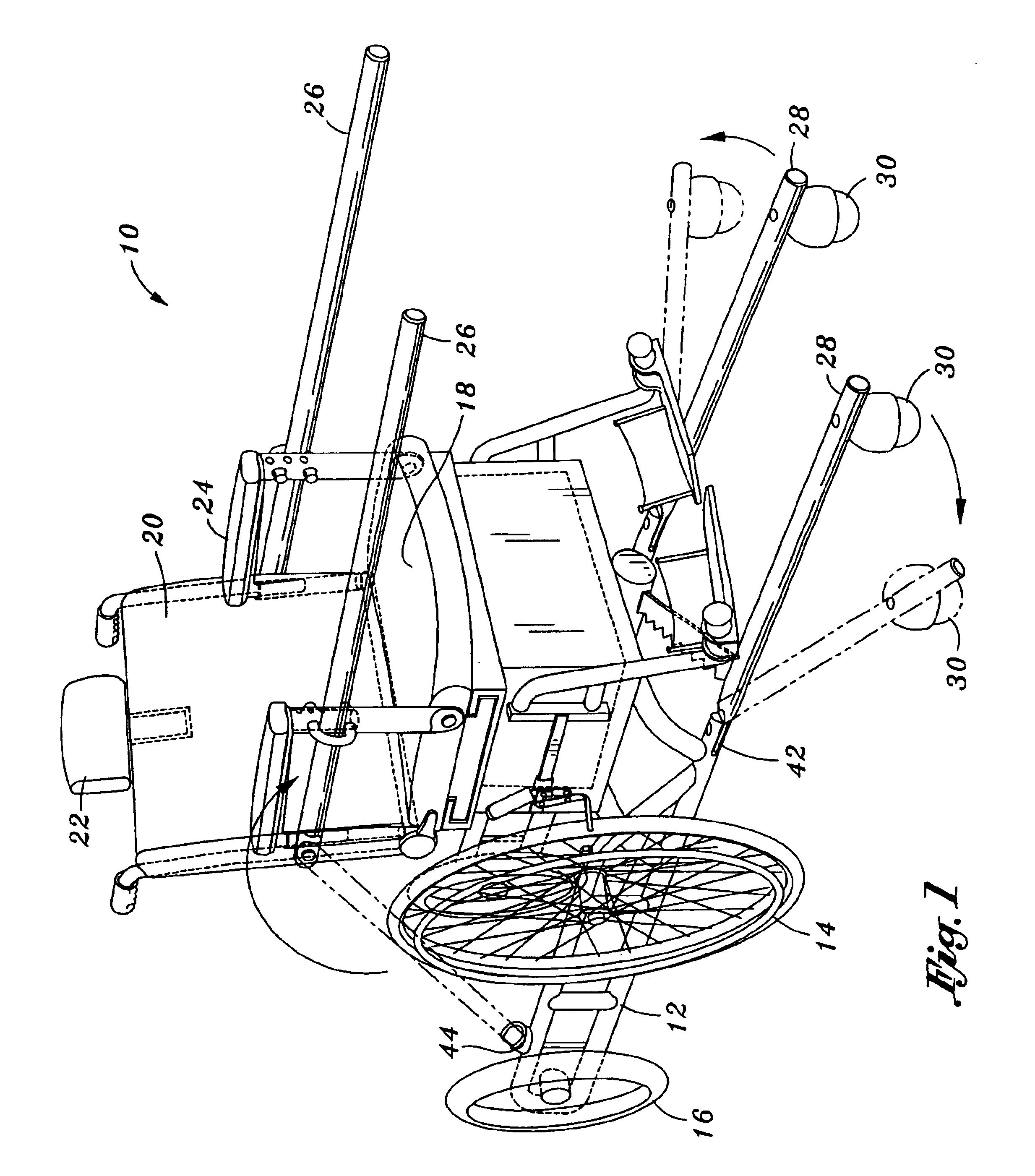 Transport chair for a patient