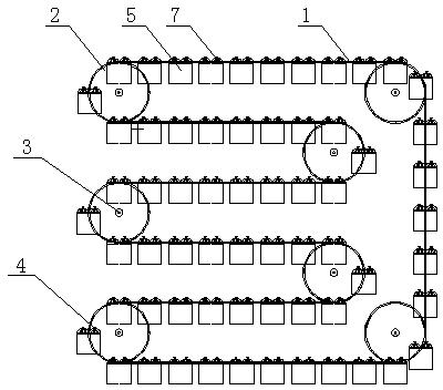 Closed loop type suspended growing device for cultivation of edible fungi