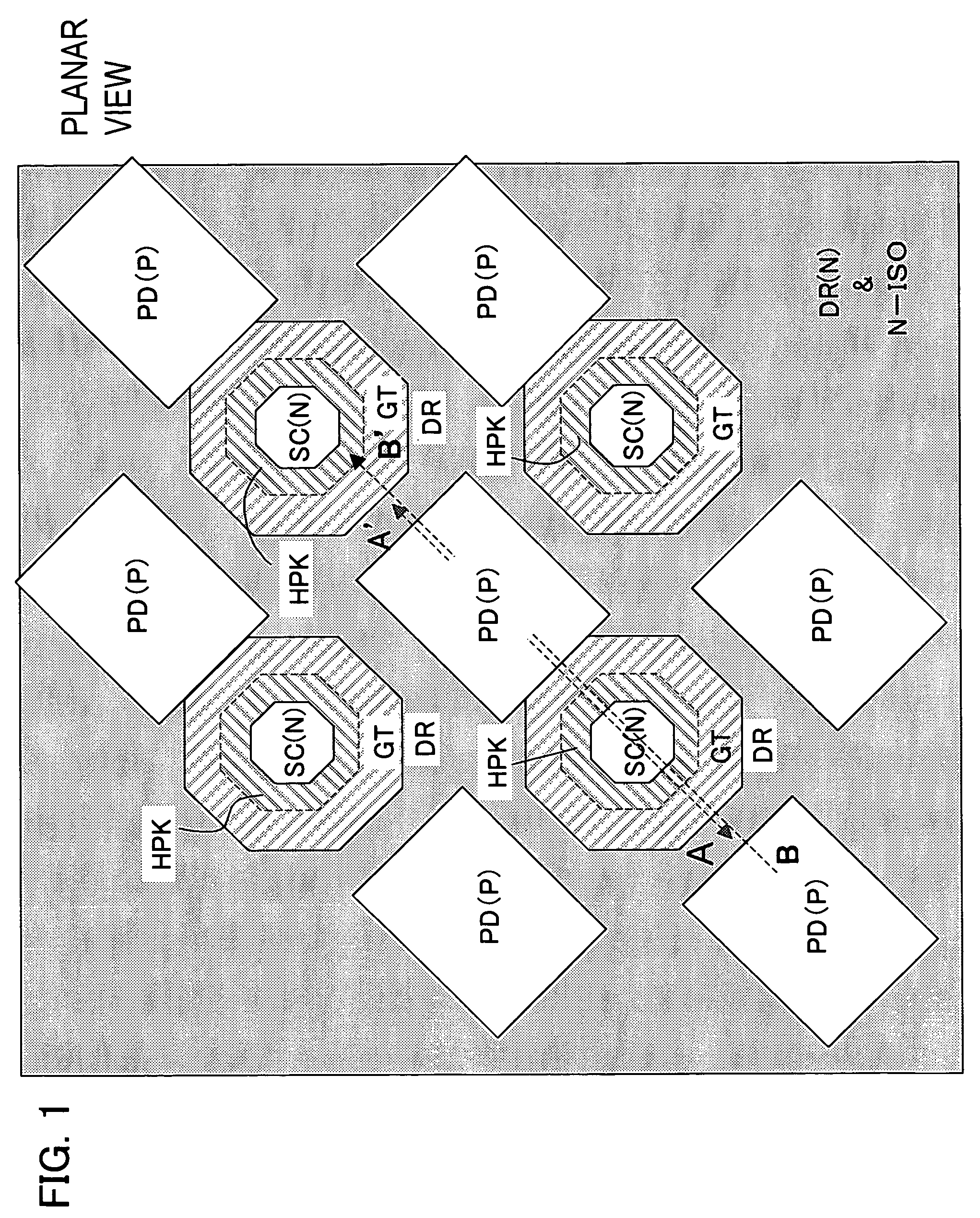 Threshold voltage modulation image sensor