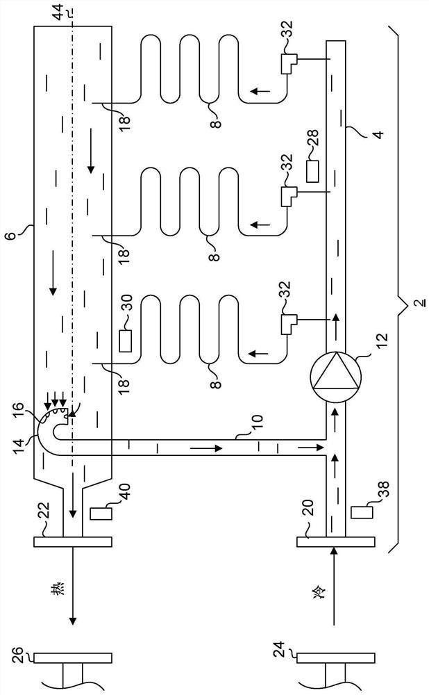 Zero pressure drop water heating system