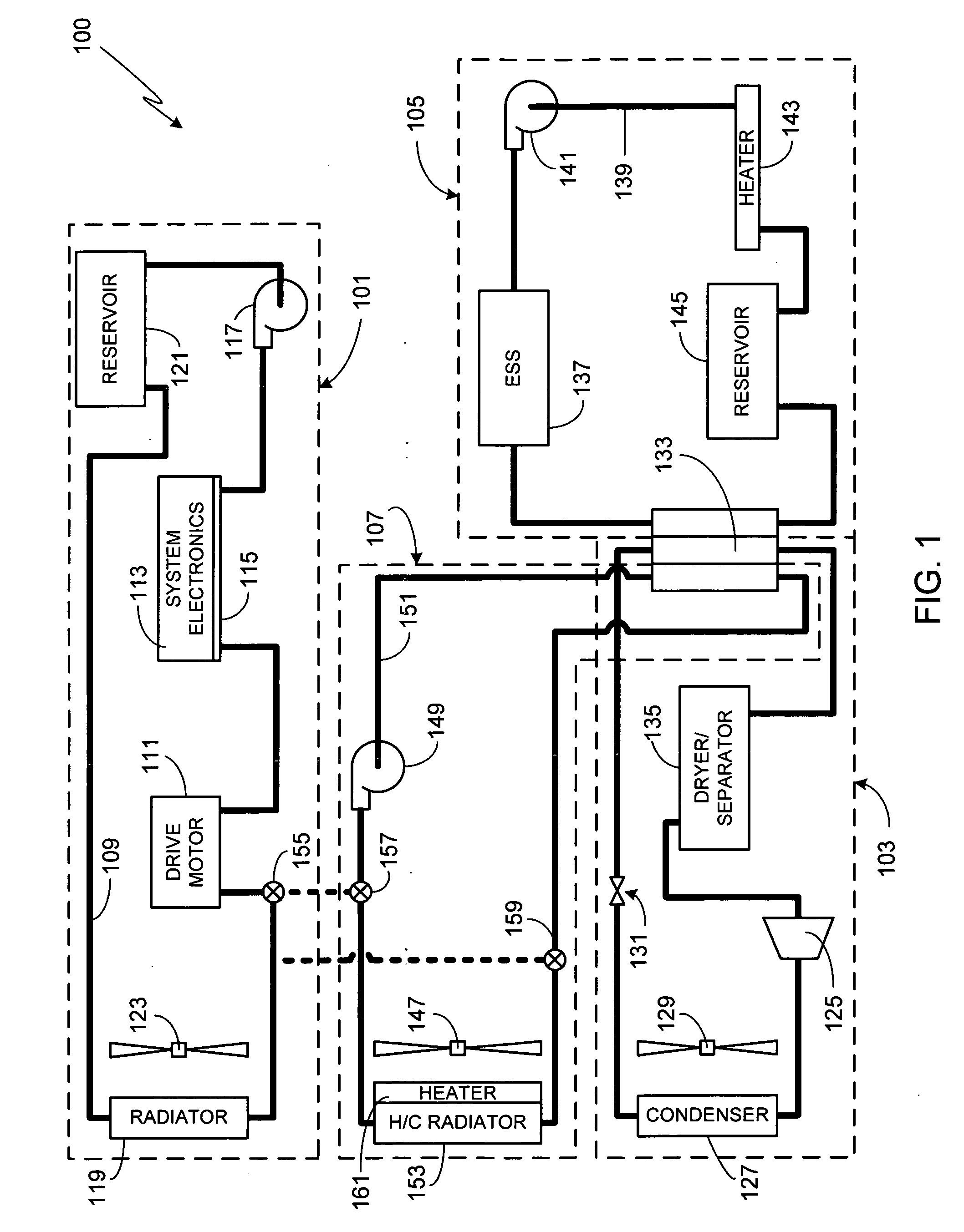 Electric vehicle thermal management system