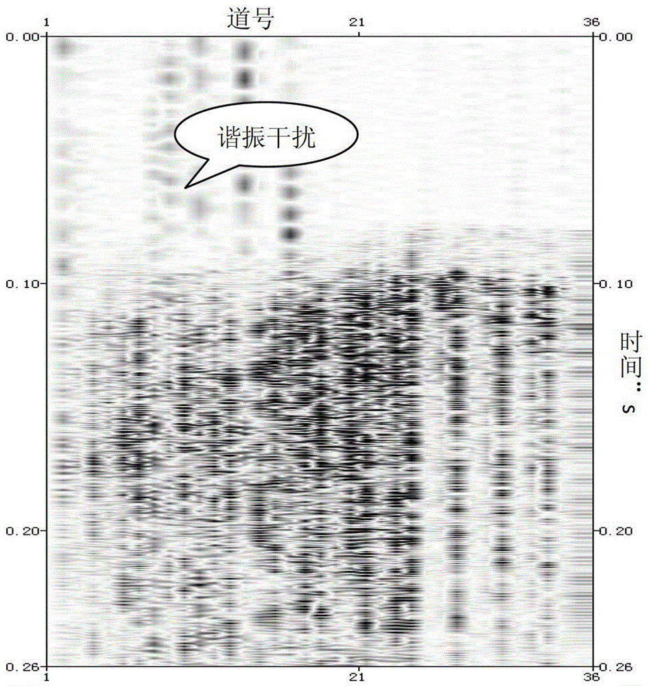 A method for identifying resonance interference of microseismic monitoring signals and effectively suppressing it