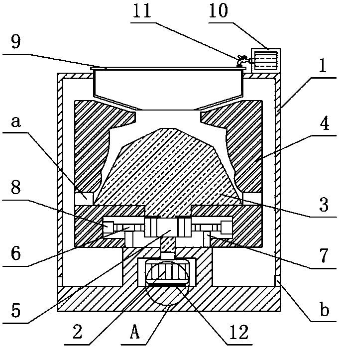 Multilayer crushing type dustproof stone crusher