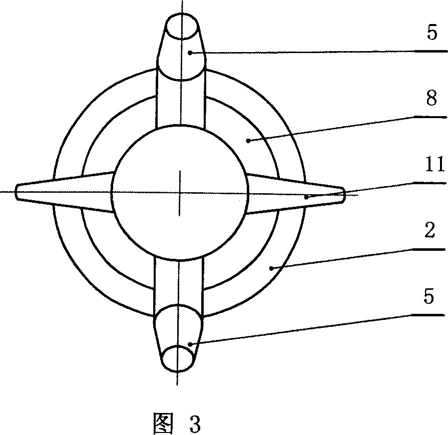 Rotary oil-jetting mixer