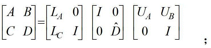 A block solution method of linear equations for power system dynamic simulation