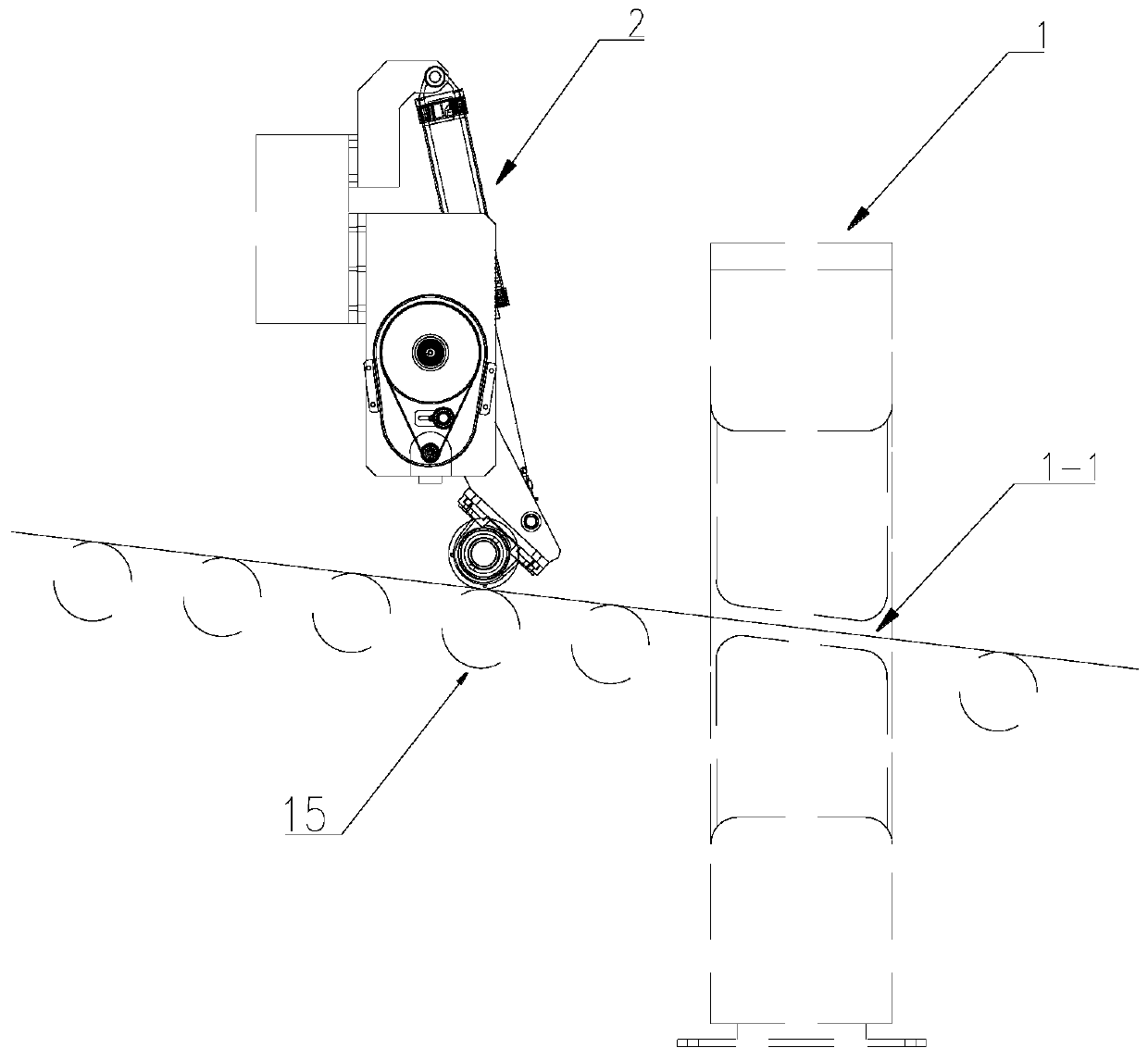 Online thickness measurement system for ultra-wide PC sheet