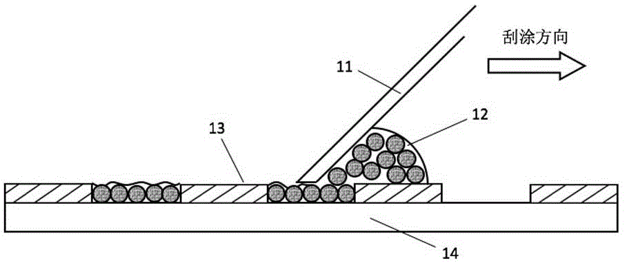 Preparation method for color electrophoretic display membrane material and application of hollow-hole mask plate