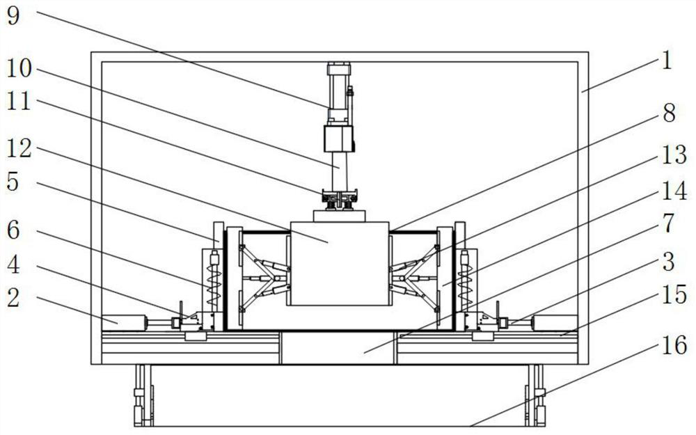 A packing box edge flattening device