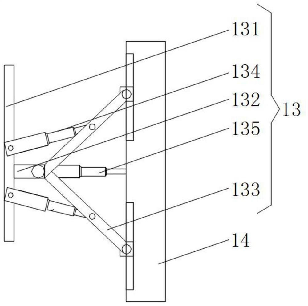 A packing box edge flattening device