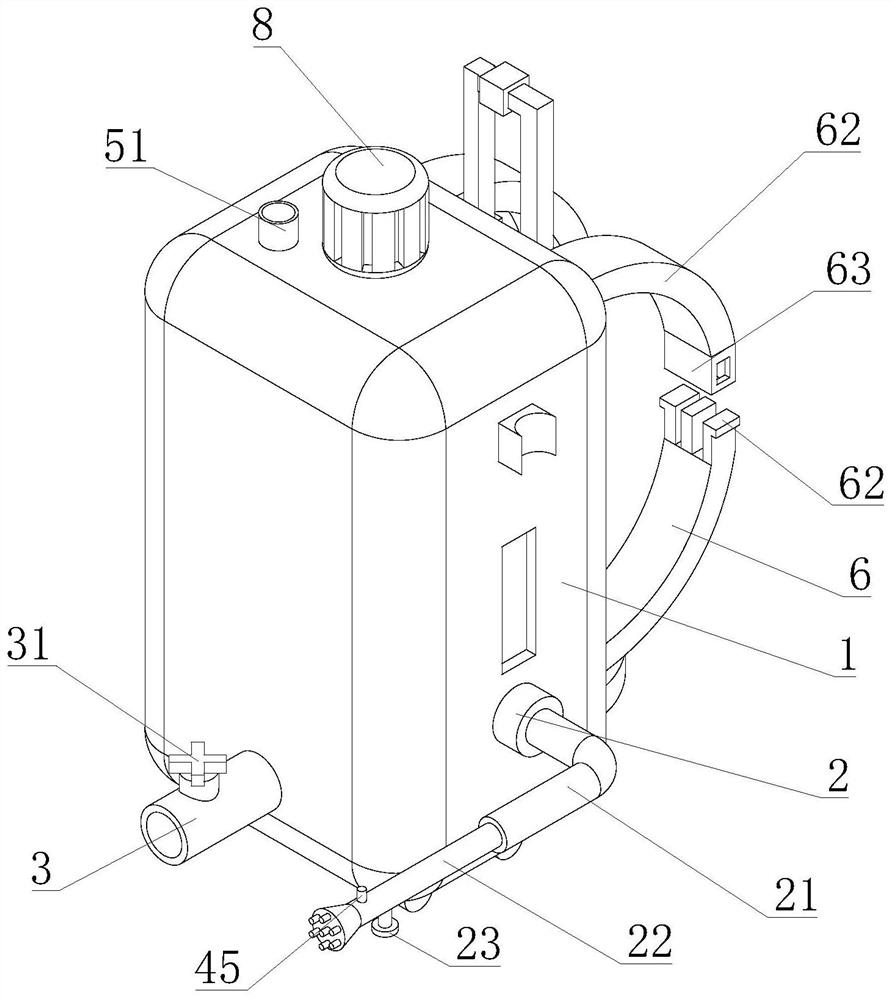 High-safety pesticide spraying equipment for preventing and treating forest diseases and insect pests