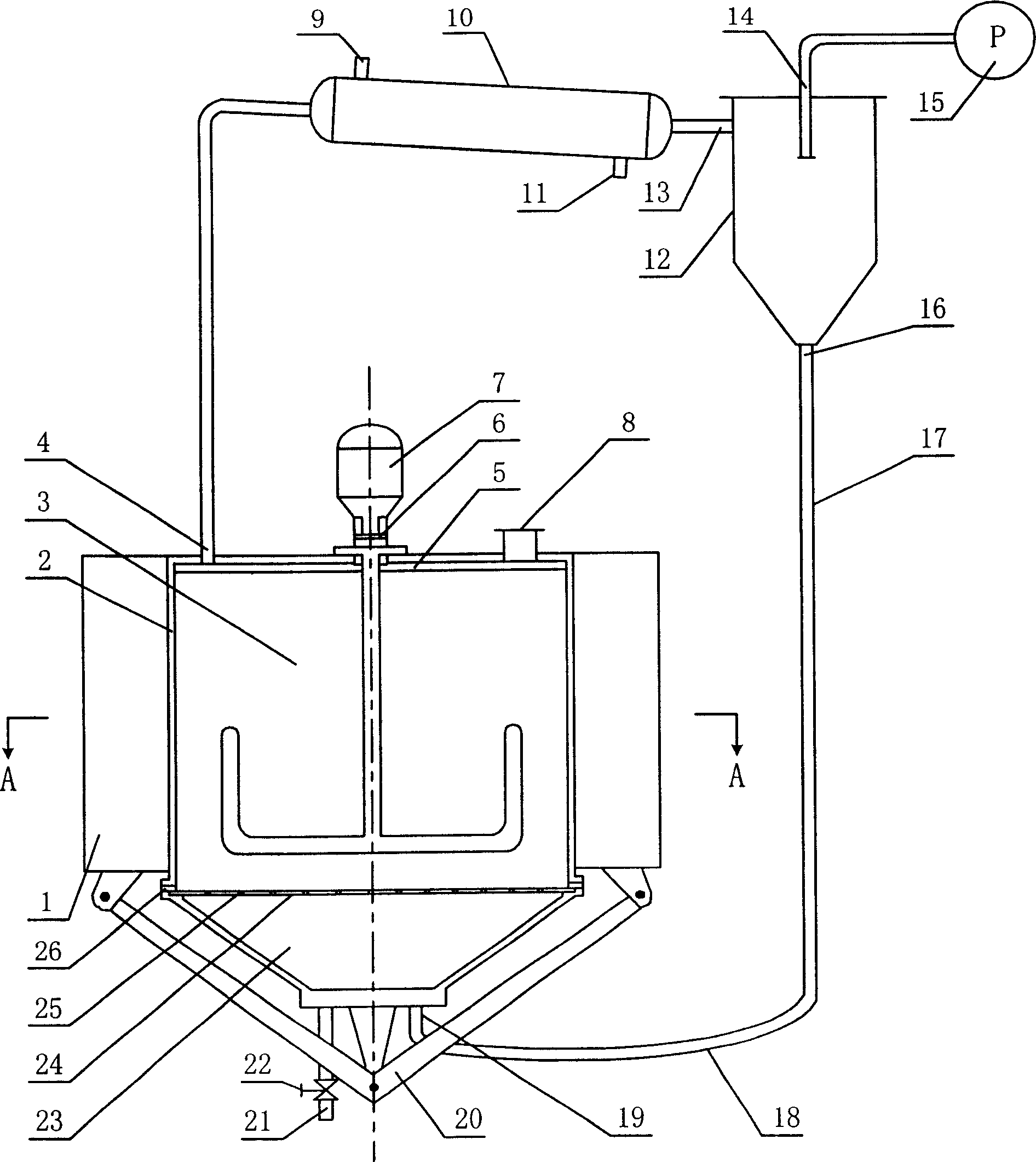 Decompressed microwave extraction device and method for extracting plant effective ingredient