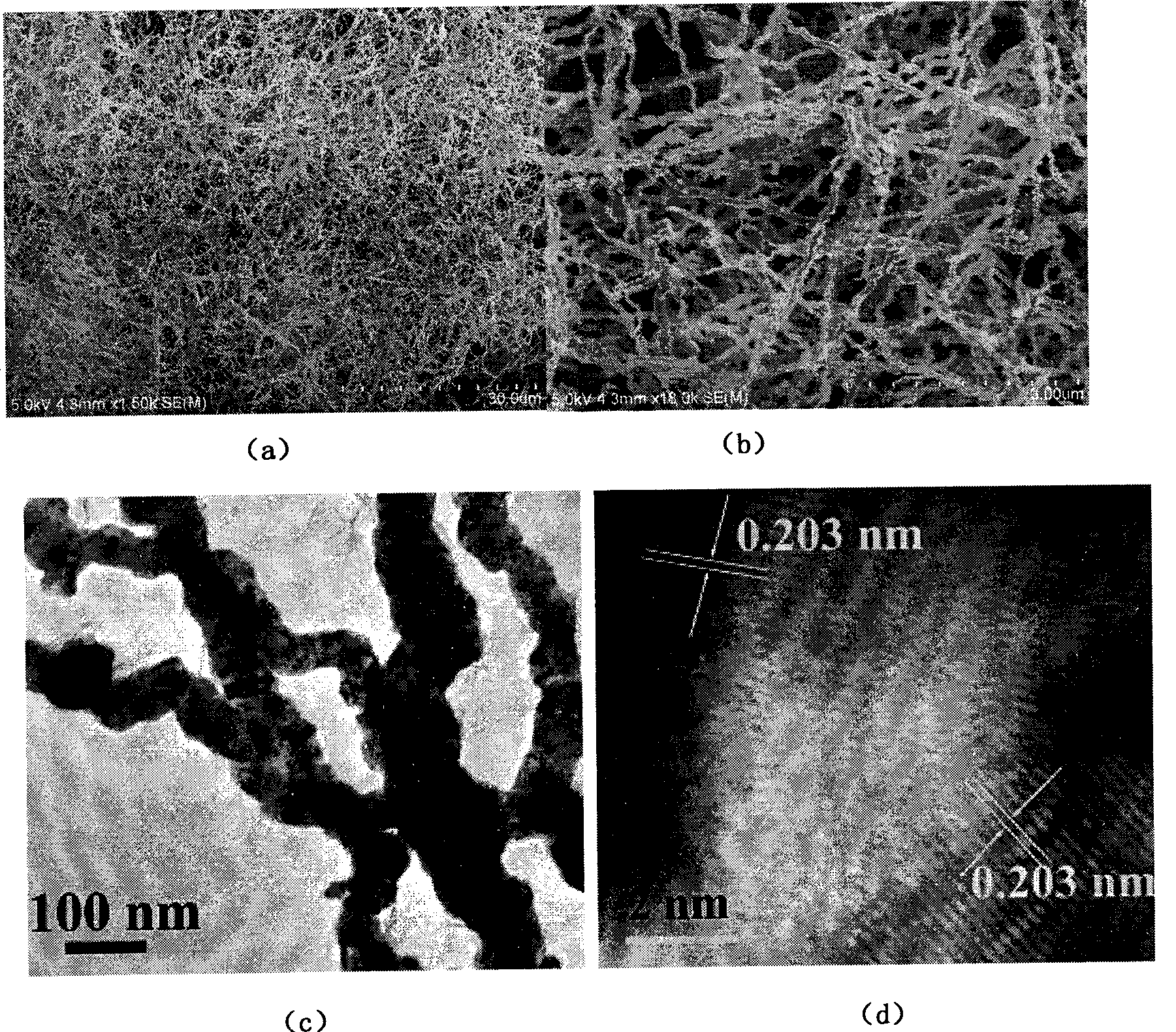 Method for preparing metallic nickel nano-wire