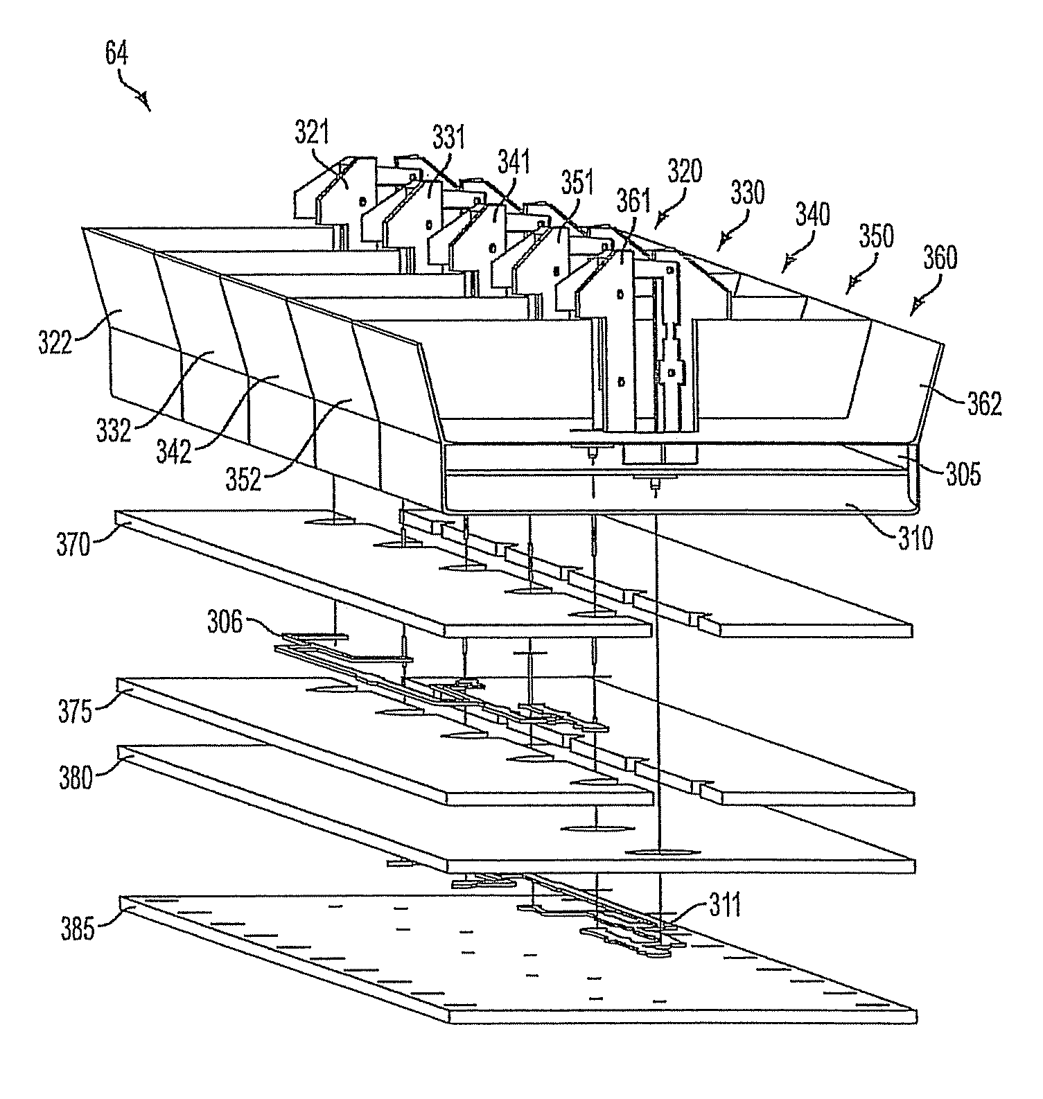 Modular type cellular antenna assembly