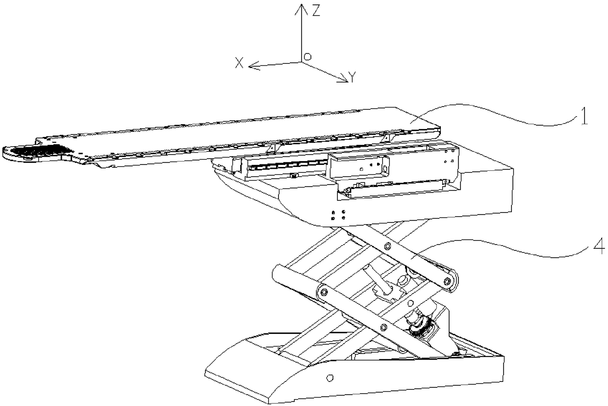 Medical accelerator treatment bed