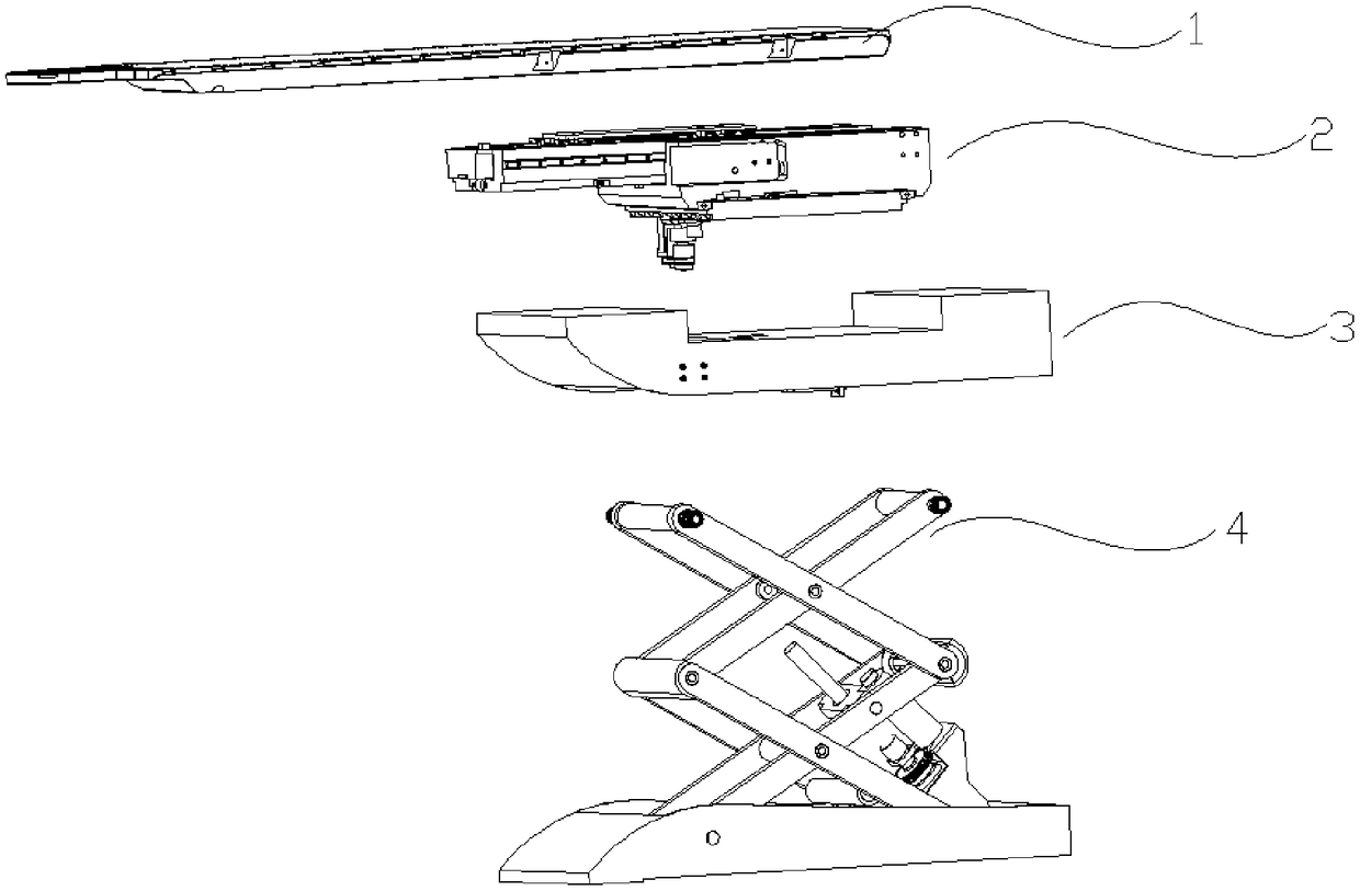 Medical accelerator treatment bed