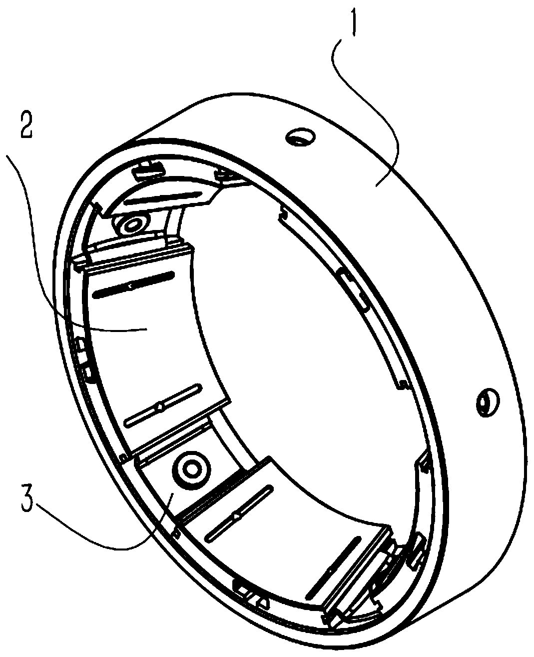 Bush-tilting dynamic pressure bearing