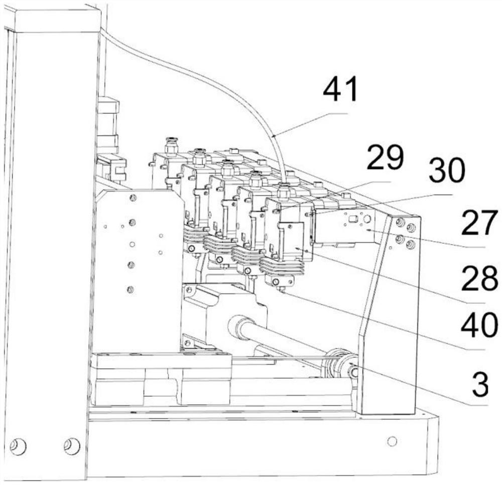 Multi-color automatic material changing 3D printer