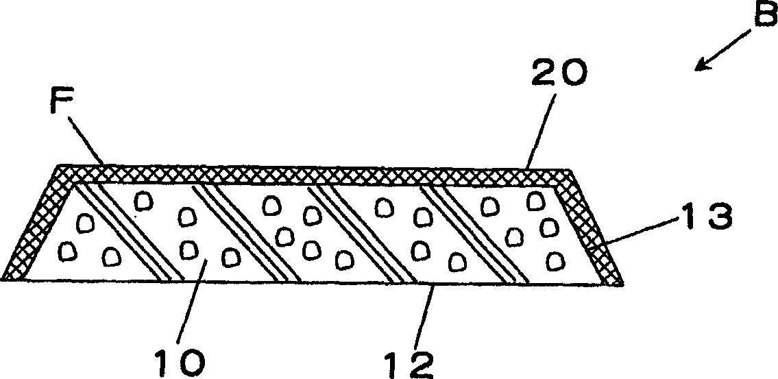 Vegetation block and outer layer body for vegetation block