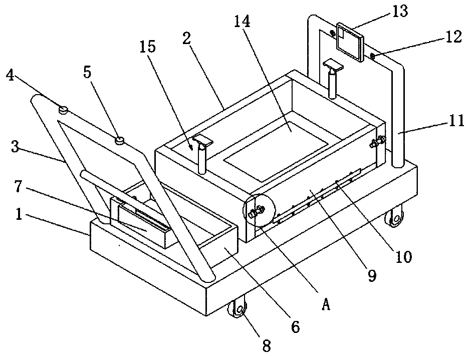 Intelligent handcart for meeting service