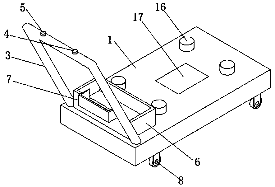 Intelligent handcart for meeting service