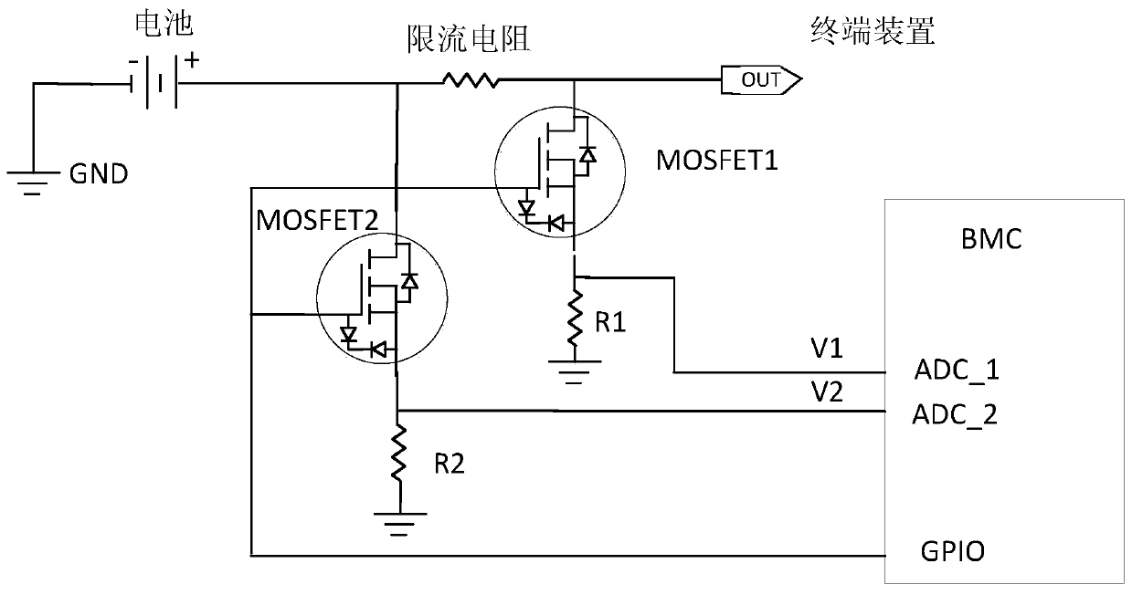 Method and system for alarming aging of battery on server