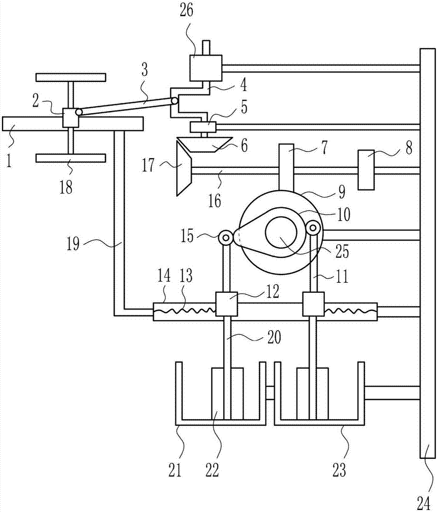 A pressure grinding device for the lead-out line of the high-voltage side of the capacitor for dynamic reactive power compensation