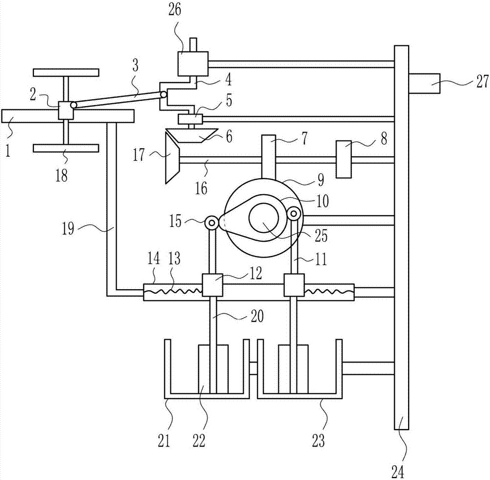 A pressure grinding device for the lead-out line of the high-voltage side of the capacitor for dynamic reactive power compensation