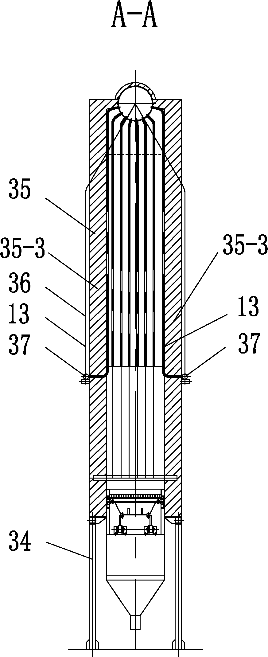 Three-dimensional hierarchical air supply combined waste incinerator