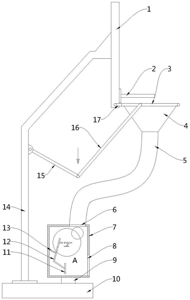 Auxiliary shooting device for physical training