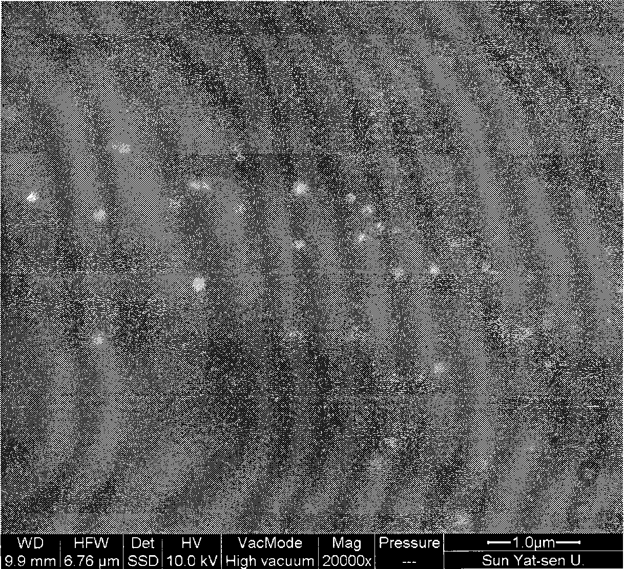 Soyabean protein/dialdehyde starch/nano silver composite membrane, preparation method and application thereof