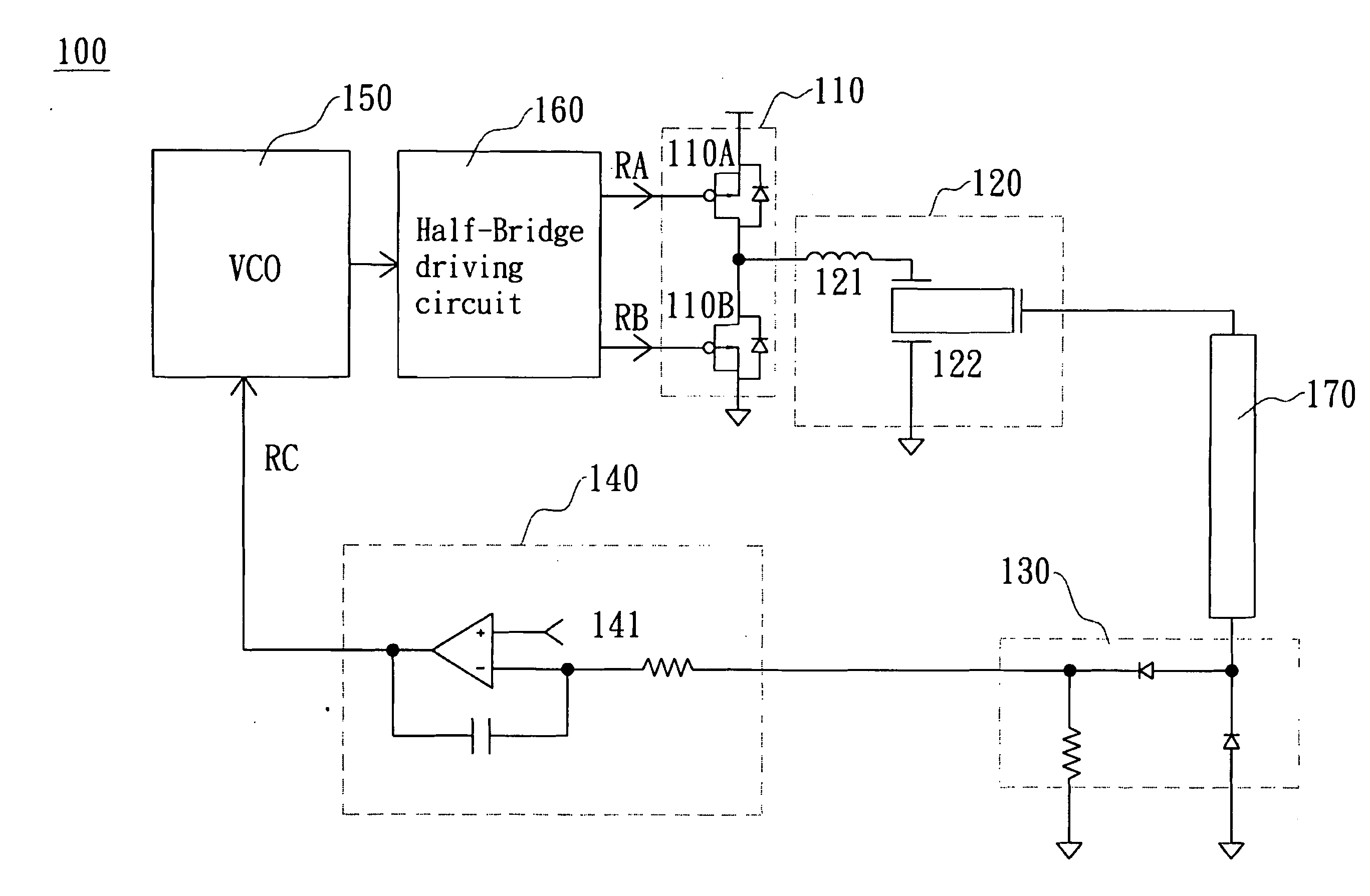 Resonant DC/AC inverter