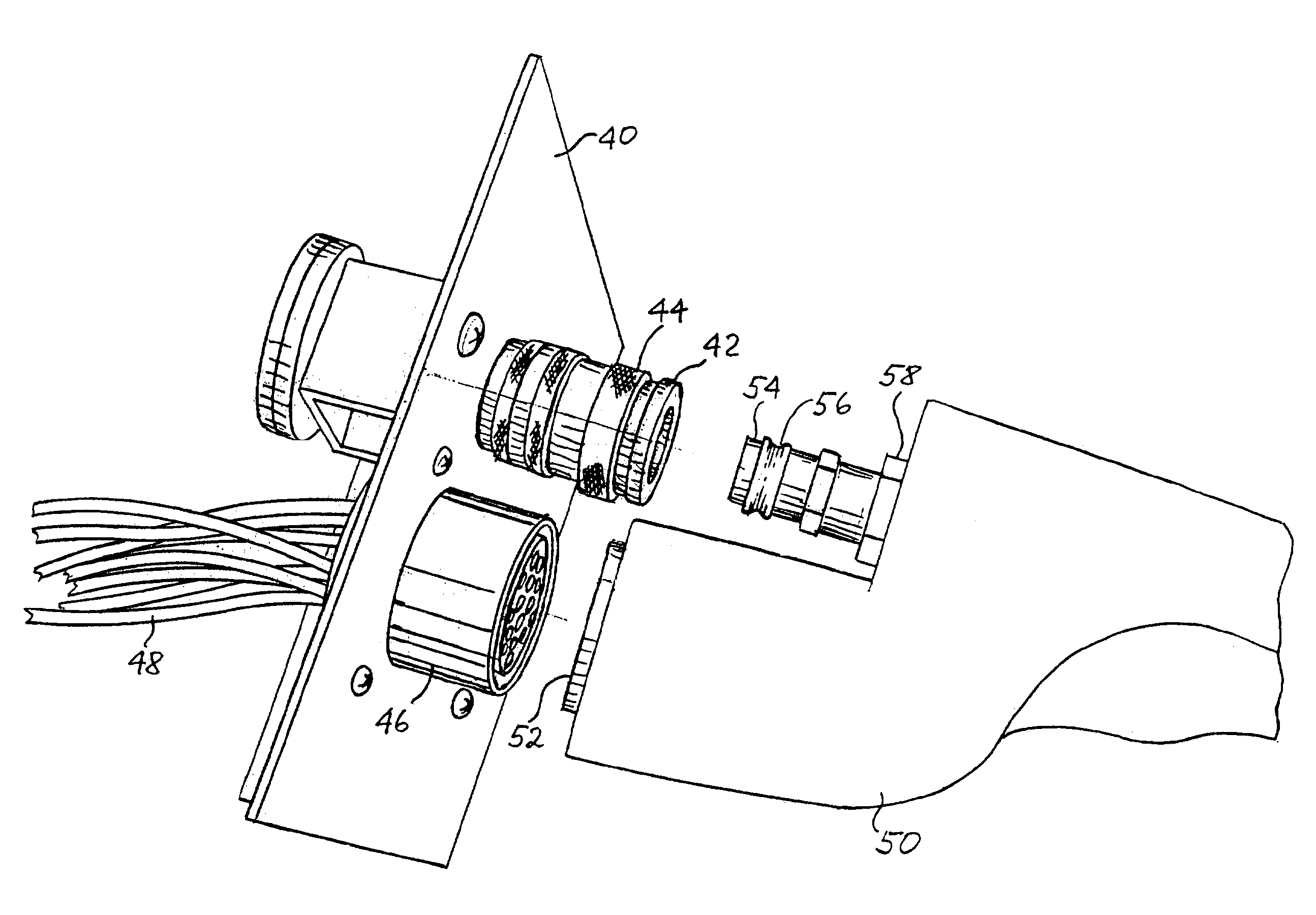 System for quick disconnect of torch from power and gas supply unit