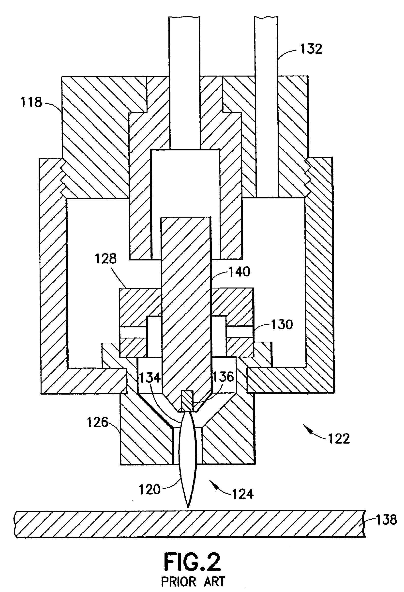 System for quick disconnect of torch from power and gas supply unit