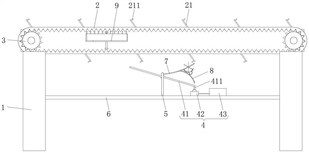 Conveying belt with running state real-time visual monitoring function