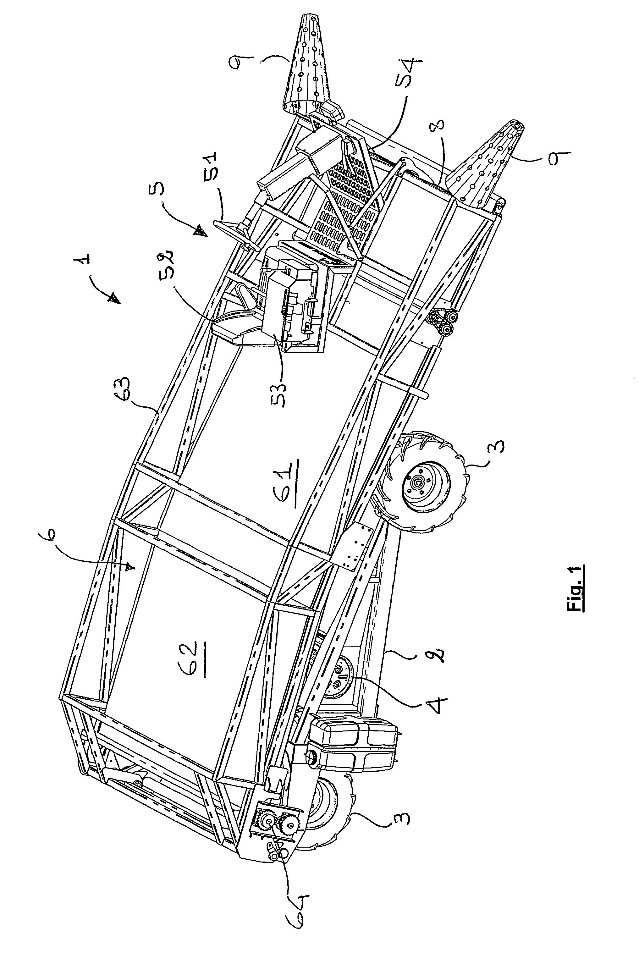 Chicken-loading vehicle